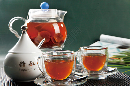 桂圆红枣茶背景