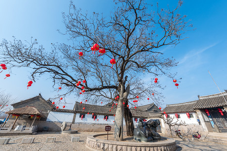 山东烟台地主庄园背景