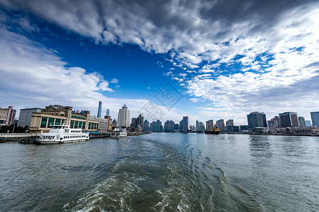 上海黄浦江背景图片