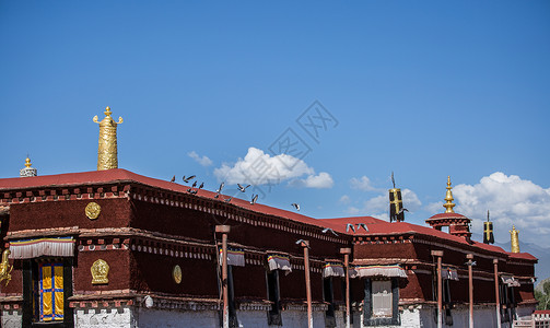 西藏拉萨大昭寺高清图片