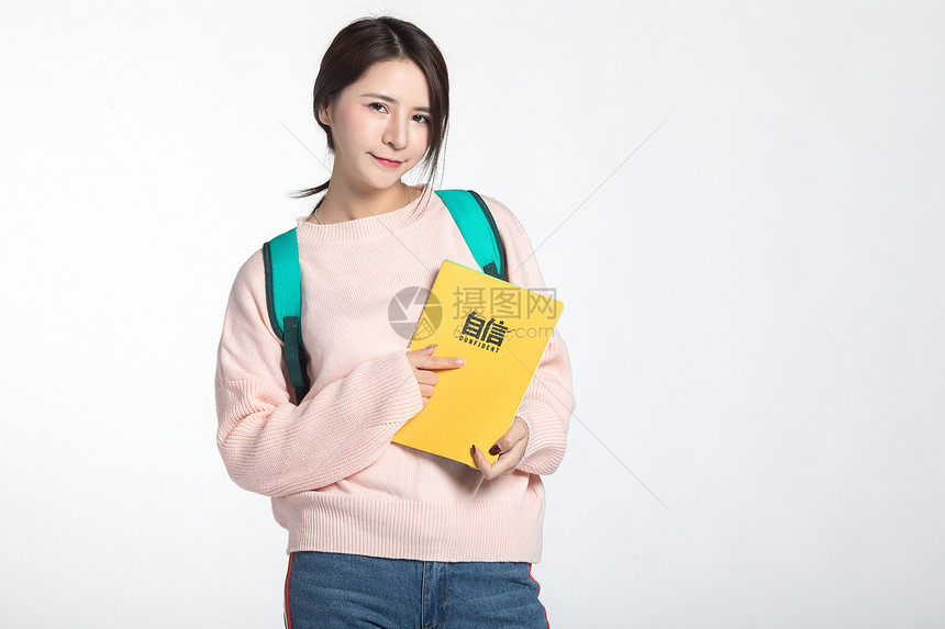 可爱的女学生图片