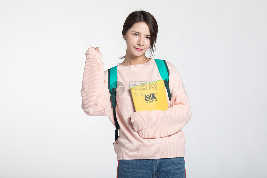 可爱的女学生图片