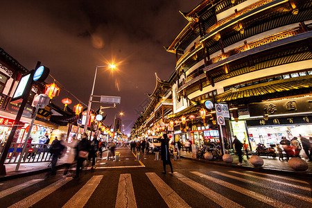 交叉灯上海城隍庙元宵灯会背景