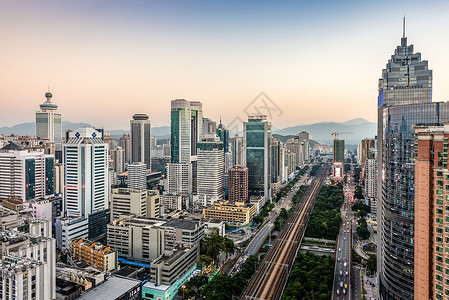 深圳洲际酒店深圳罗湖城区背景