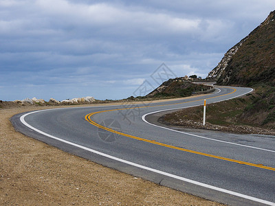 美国自驾一号公路背景图片