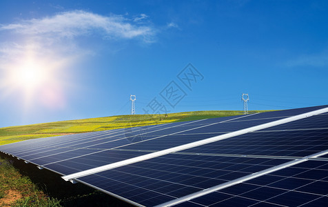 电力电子绿色能源太阳能设计图片