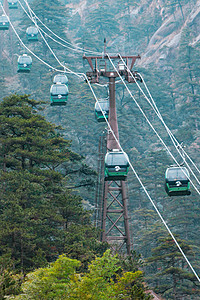 黄山索道背景