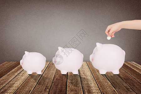 猪钱罐金融设计图片