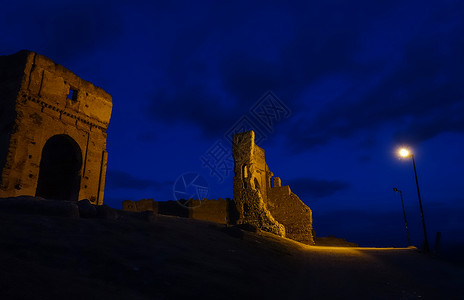 摩洛哥菲斯摩洛哥皇城堡垒点高清图片