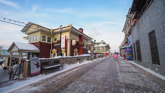 伊尔库茨克130风情街高清图片