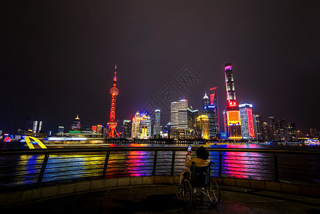 上海魔都夜景高清图片