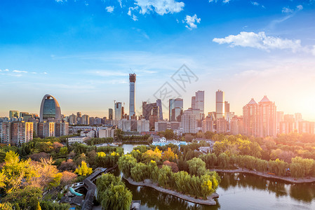 北京建筑国贸风光图片