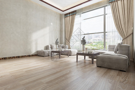 日式风格客厅现代简约室内家居设计图片