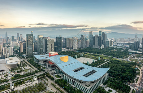 深圳市民中心背景图片