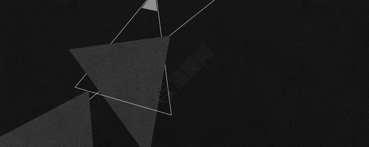 黑色三角几何黑色背景图设计图片