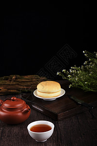 茶与茶点背景图片