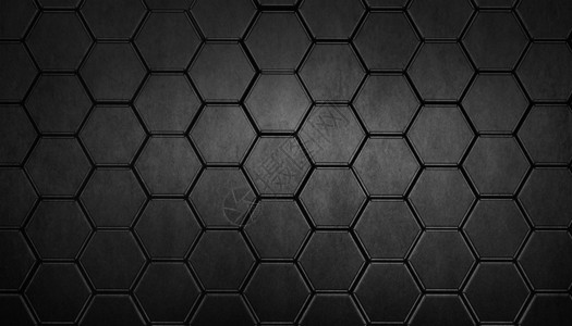 蜂窝网格空间背景黑色蜂窝创意背景设计图片