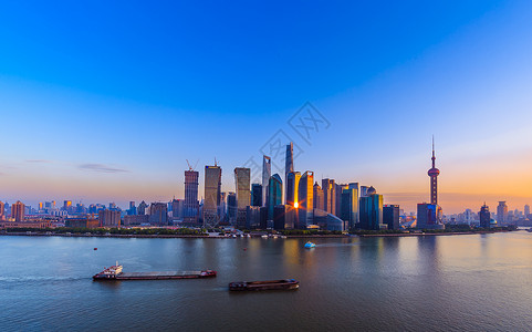 上海北外滩夜景风光背景
