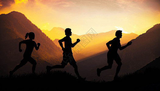 征文比赛活动跑步健身场景设计图片