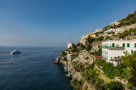 意大利著名阿马尔菲海岸线风光高清图片
