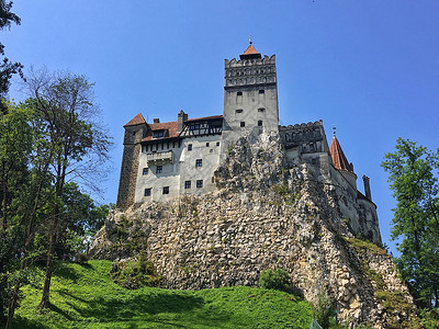著名罗马尼亚吸血鬼城堡布朗城堡图片