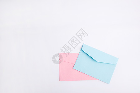 信猴素材彩色的信封背景