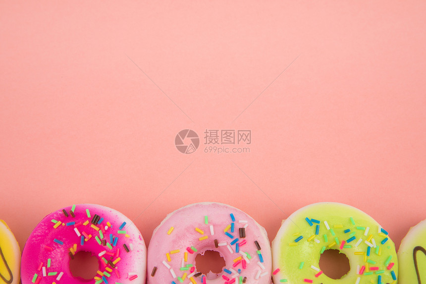 甜品甜甜圈图片