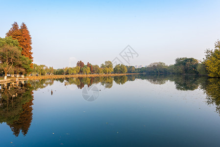 安徽安庆菱湖公园背景图片