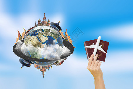 出国旅游人护照设计图片