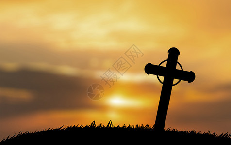 十字架天空复活节设计图片