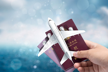护照签证免签背景设计图片