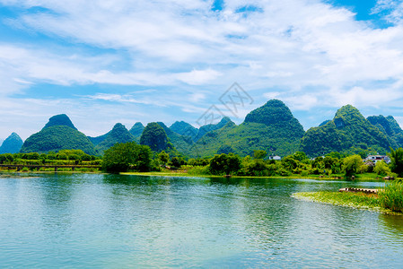 湖南省桃源沅江风景背景