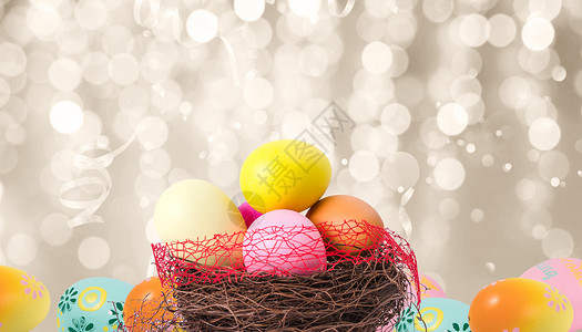 蛋鸡蛋颜色复活节设计图片