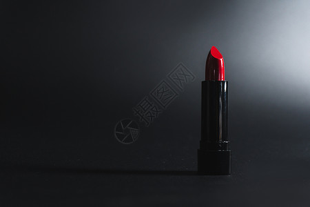 化妆品黑色质感女性口红背景