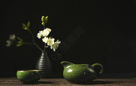 茶具与茶道有品味的高清图片