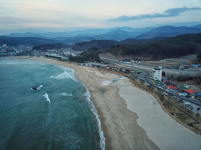 韩国北方襄阳海滨韩国地标襄阳海滨背景