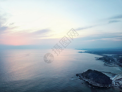 韩国地标襄阳海滨背景图片
