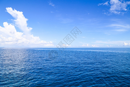 海水区辽阔无际的大海背景