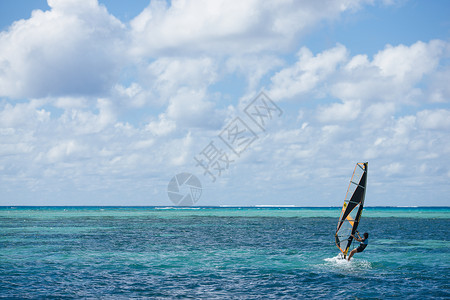 冲浪竞技帆船高清图片