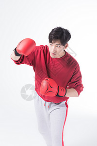 男生运动拳击体育图片