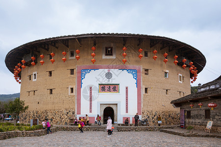 厦门度假村云水谣土楼背景