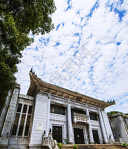 湖北省老图书馆背景图片