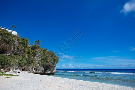海滩 塞班岛背景图片