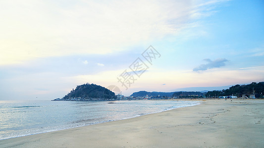 韩国仁川海滨风光高清图片
