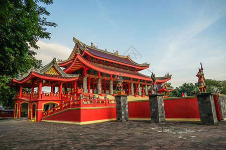印尼三宝垄郑和庙背景