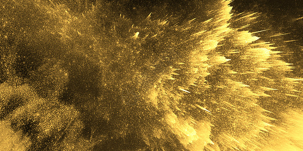 闪耀繁星金色放射背景设计图片