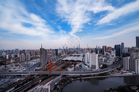 上海火车站背景图片