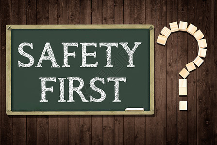 安全第一安全教育黑板背景高清图片