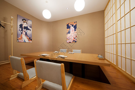 日本餐厅背景图片