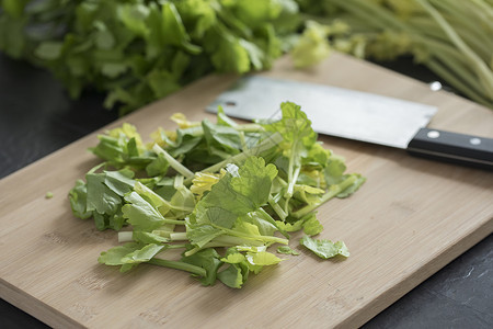 绿色食品芹菜图片